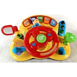 VTech Turn and Learn Driver Baby Driving Toy Yellow
